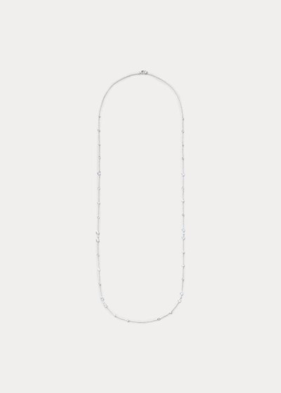 Women's Ralph Lauren Chain Crystal Necklace | 645731PYU